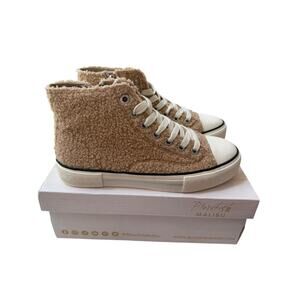 NIB Blowfish Malibu Women's Kimber-Hi Teddy Sherpa Sneaker Size 7